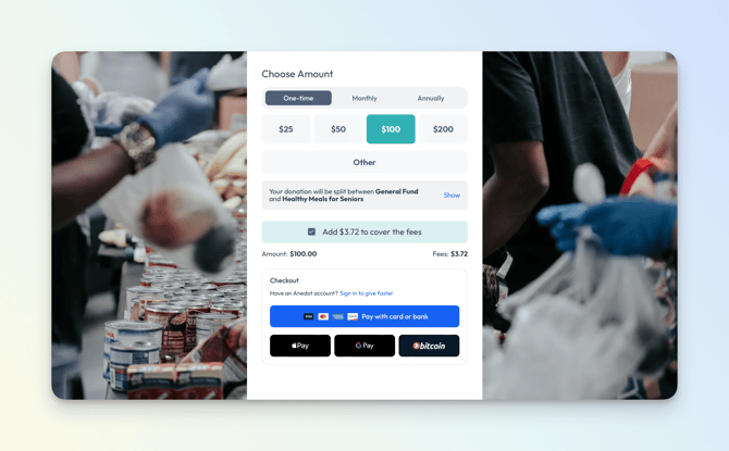 Finance - Donation