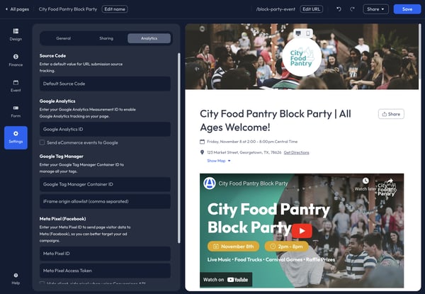 Events - Analytics